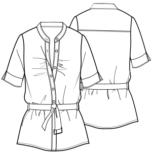 Fashion sewing patterns for Shirt 783